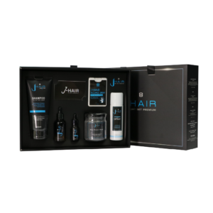 J HAIR Gift Set Premium - เซ็ทกู้ผมร่วง เซรั่มปลูกผม เร่งผมยาว ลดผมร่วง ผมดกดำ