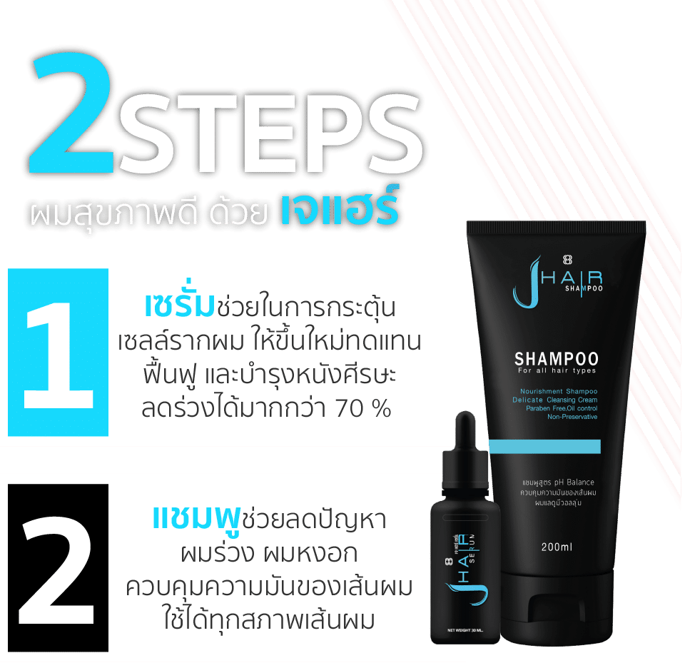 J HAIR เซรั่มปลูกผม ปลูกคิ้ว ปลูกหนวดเครา