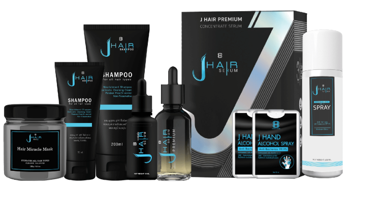 ผลิตภัณฑ์ดูแลเส้นผม JHAIR แก้ผมร่วง ผมบาง หัวล้าน รังแค